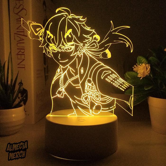 Lampu Tidur LED Genshin Impact Thoma / Night Lamp Mood Acrylic Thoma