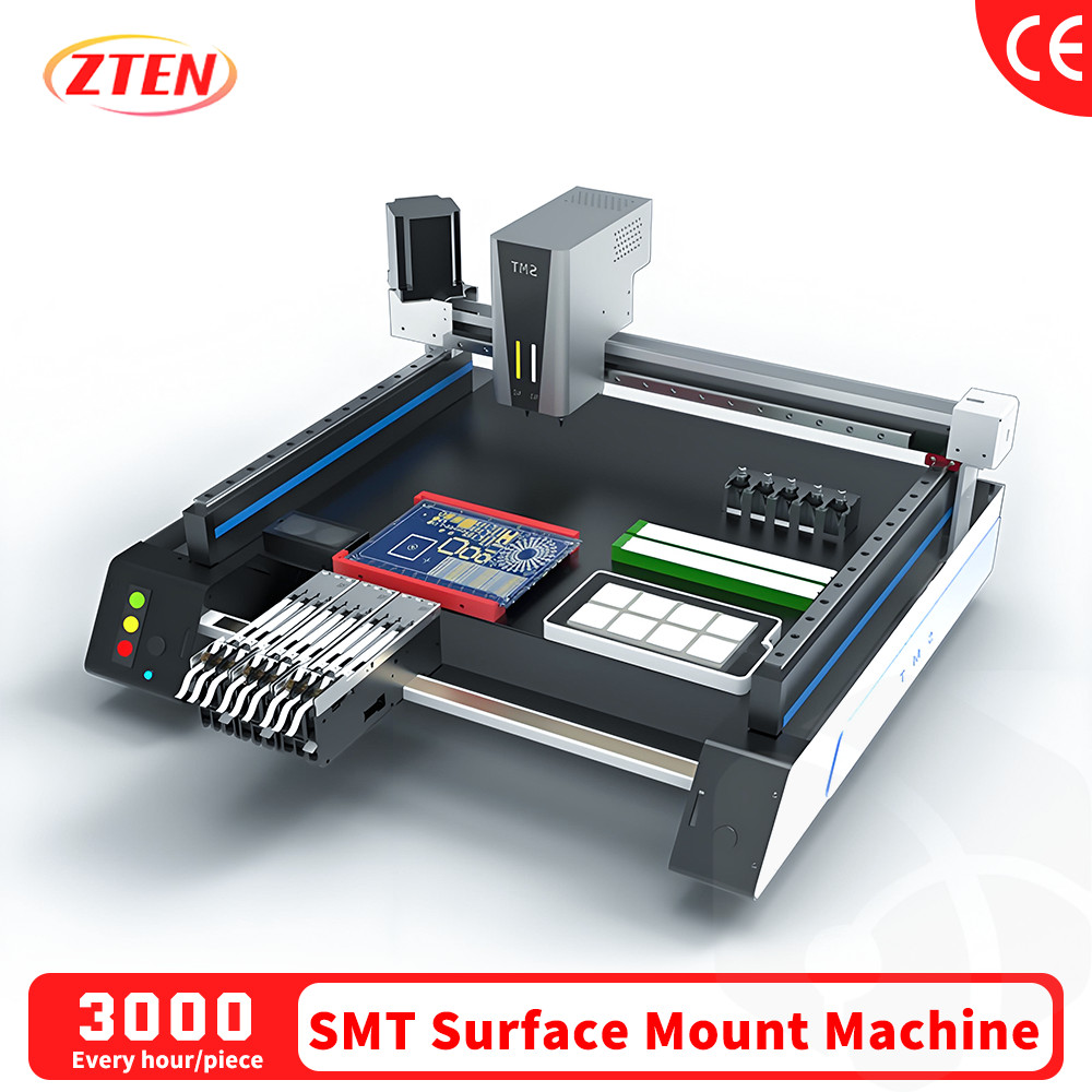High-speed Desktop SMT Machine Fully Automatic Triple Vision Camera Desktop SMT Pick And Place