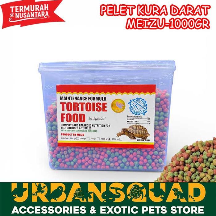 PELET KURA-KURA DARAT 1KG TORTO KURA SULCATA ALDABRA PARDALIS TORTOISE