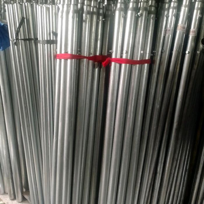 tiang antena 6 meter besi galvanis anti karat(langsung kirim)