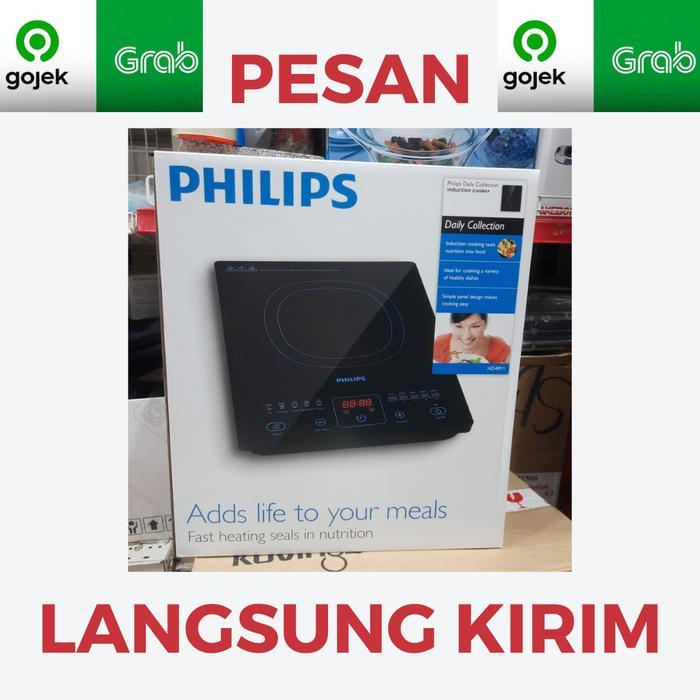 KOMPOR INDUKSI PHILIPS HD4932 HITAM GARANSI 2 TAHUN - Packing kayu