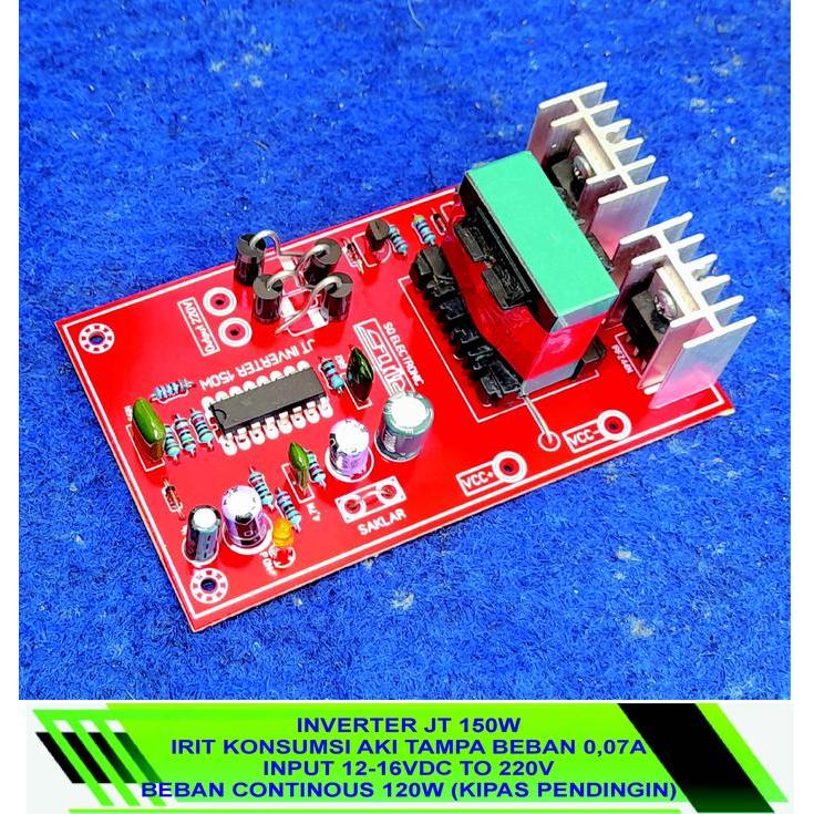 BEST SELLER KIT INVERTER JT JOULE THIEF INVERTER 150W 12V TO 220V