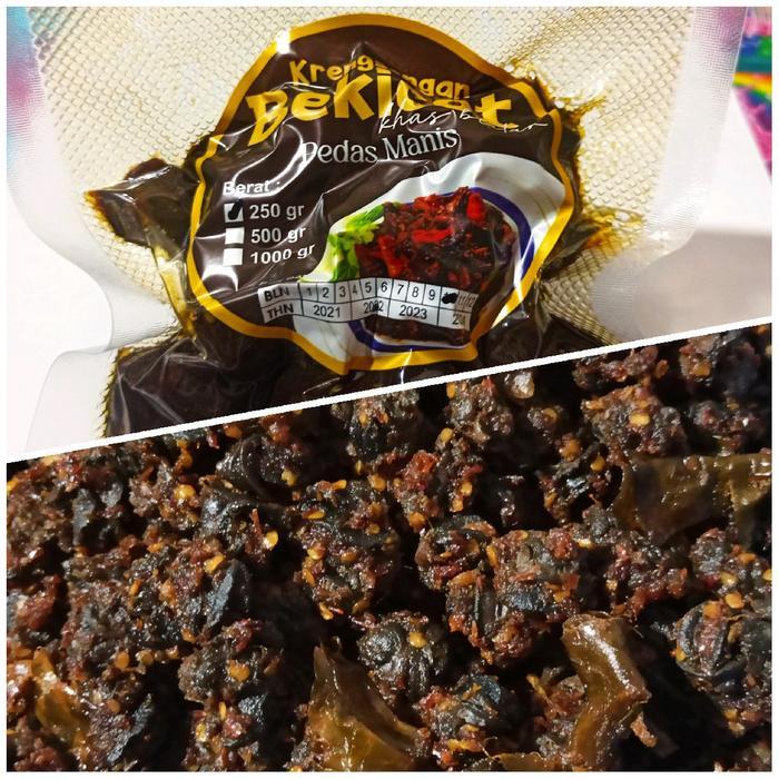 Rica-rica bekicot dan krengsengan bekicot 500gram