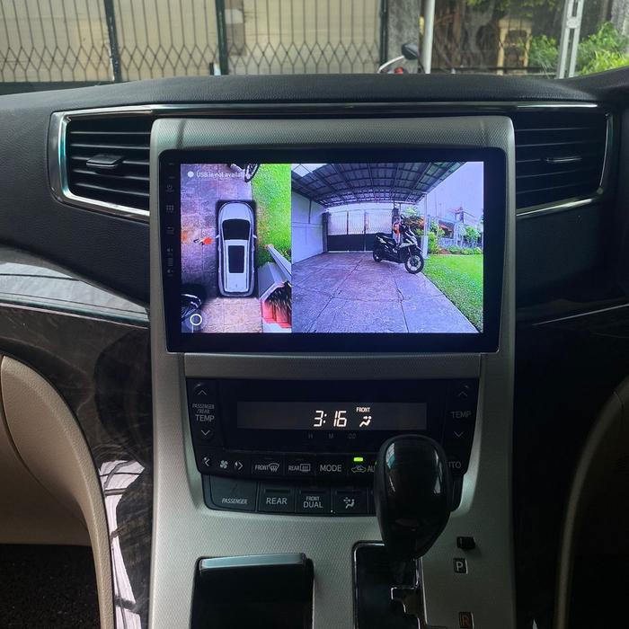 android alphard 2008- 2014 + camera 360