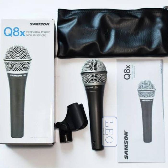 Best Seller Mic Kabel Samson Q8X Mic Vocal Dynamic Original