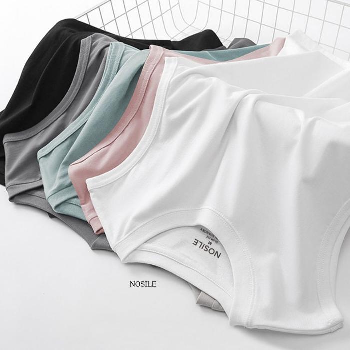 Nosile Kaos Singlet Pria Polos Lekbong Cotton Combed 40S
