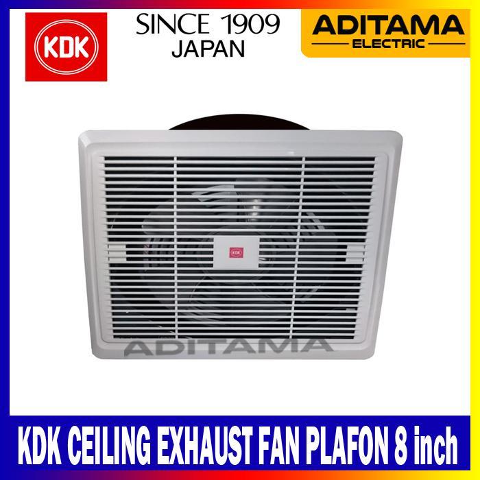 Ada Stok CEILING EXHAUST FAN PLAFON KDK 8inch 20TGQ2 / KDK EXHAUST FAN 8 inch 20TGQ 20-TGQ