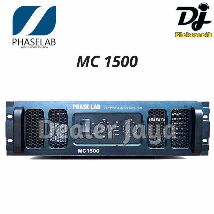 Power Amplifier Phaselab / Phase Lab MC1500 / MC 1500 - 2 channel