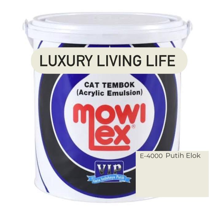Mowilex Emulsion Interior E4000 Putih Elok 2,5L Gallon Tinting Mesin #Gratisongkir