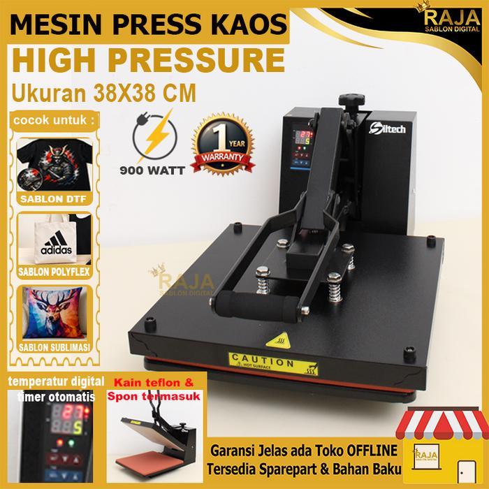 Mesin Press Kaos SLIDING 38x38 Mesin Press baju Model Tarik Sablon DTF, DTG, Sublimasi, Trasnfer