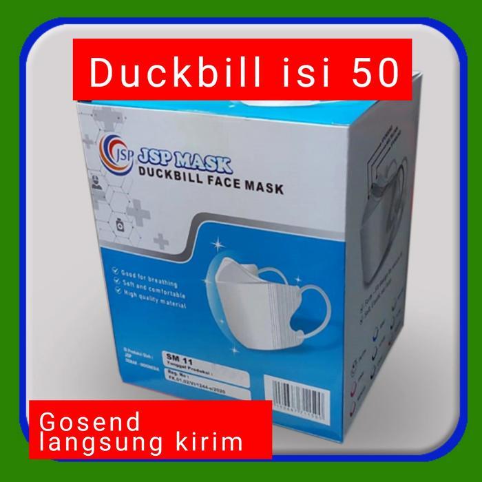 TERLARIS Masker KN95 KF94 Duckbill JSP mirip Sensi isi 50 READY