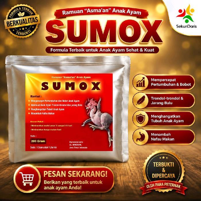 PROMO Vitamin Ayam - SUMOX - Suplemen Ayam - Vitamin Ayam Broiler - Vitamin Penambah Nafsu Makan