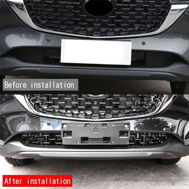 ABIB -CAR FRONT LOWER BUMPER GRILL GRILLE MOULDING COVER FOR MAZDA CX5 CX-5 2022+ FRONT BOTTOM