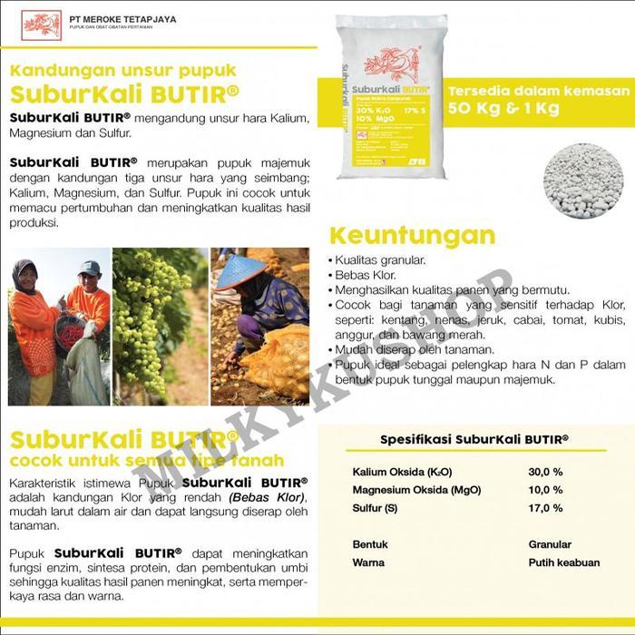 Pupuk Meroke Suburkali Butir 1 Kg Kemasan Repack