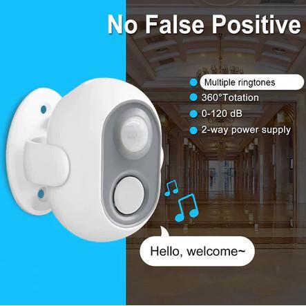 Diskon Iautomatic Doorbell Bel Alarm Bel Pintu Otomatis Sensor Sensor Gerak Inframerah Rumah Alarm