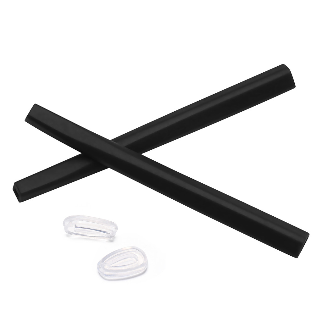 Qyvolux Replacement Ear Socks & Nose Pads Rubber Kit for Oakley Deviation OO406159mm Sunglasses