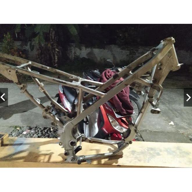RANGKA FRAME KLX S ORIGINAL LEPASAN COPOTAN MOTOR BEKAS PAKAI NOT CRF DTRACKER