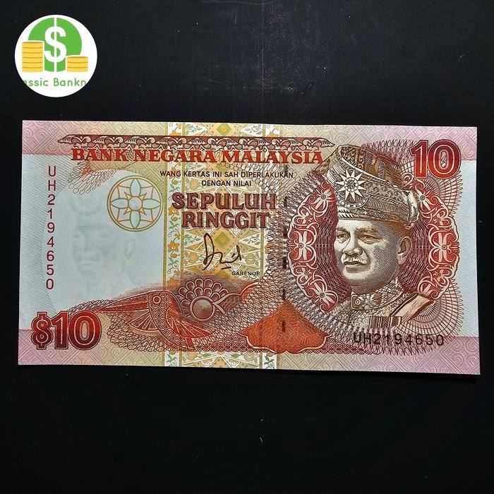 Flash Sale Uang Kuno Malaysia 10 Ringgit Th 1989 Original
