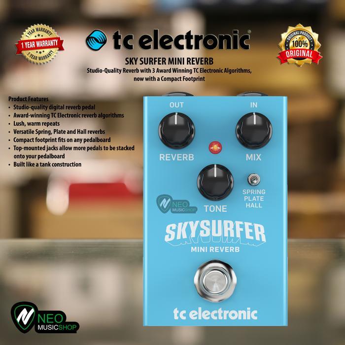 PROMO TC Electronic SKY SURFER MINI REVERB Studio-Quality Reverb