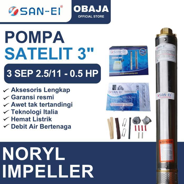 Pompa Satelit 3 Inch Noril San Ei / Pompa Submersible San Ei Impeller Plastik