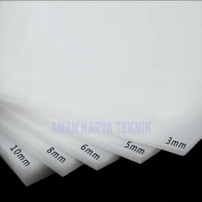 Polypropylene / PP Lembaran ( PP Sheet ) 5 mm x 24 cm x 24 cm
