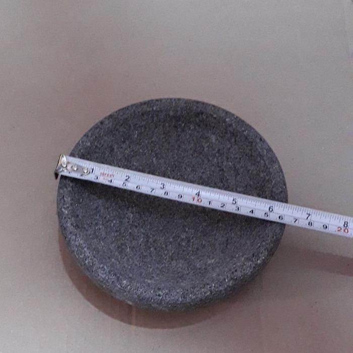 PROMO COBEK BATU BUBUTAN MESIN DARI BATU ASLI TANPA ULEKAN 16CM