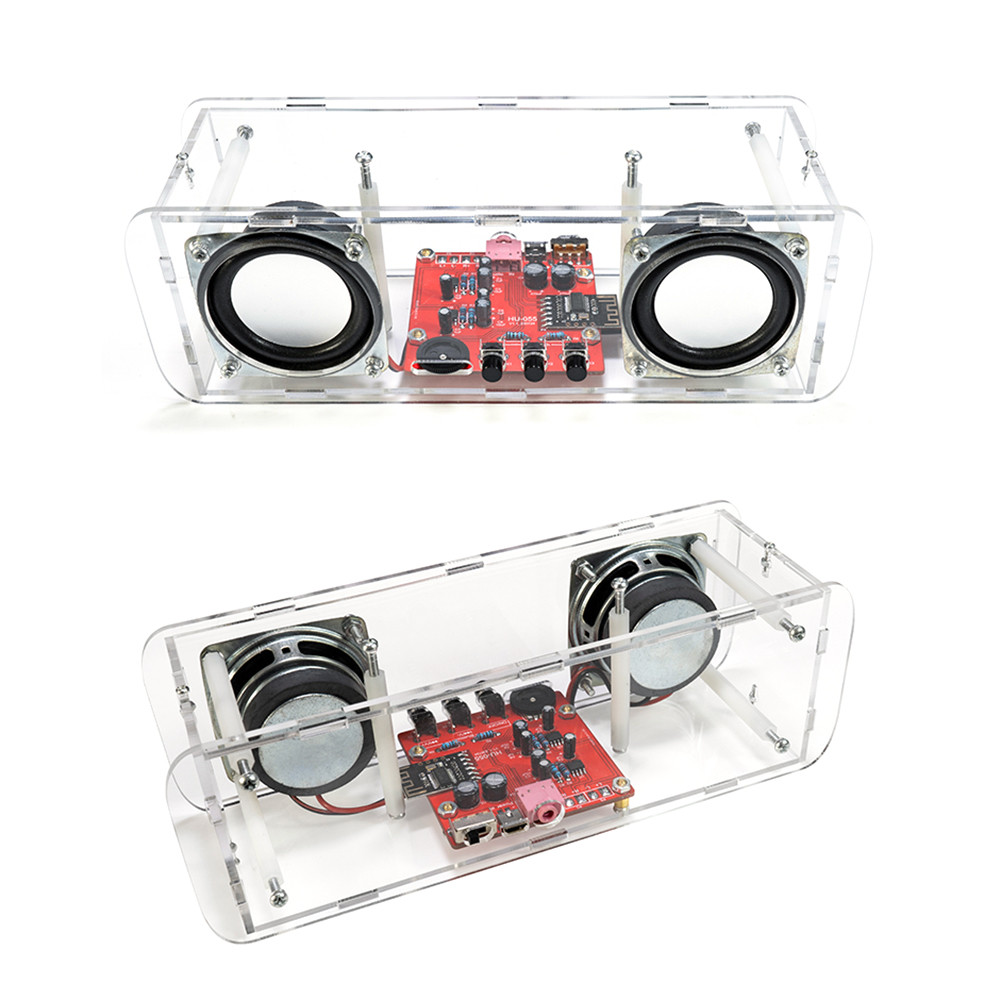 DIY Bluetooth Speaker Kit, Stereo Amplifier Mini Speaker, Electronics Soldering Practice Kit