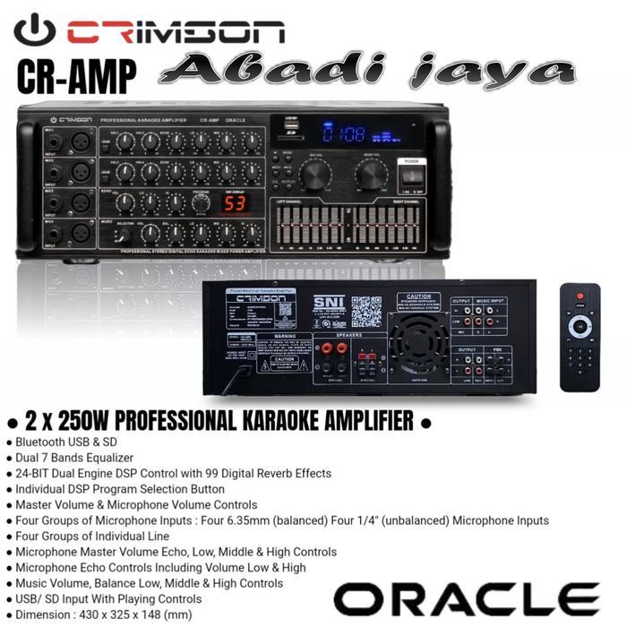 Amplifier Crimson Cr Amp Oracle Original 99 Dsp Reverb #Gratisongkir