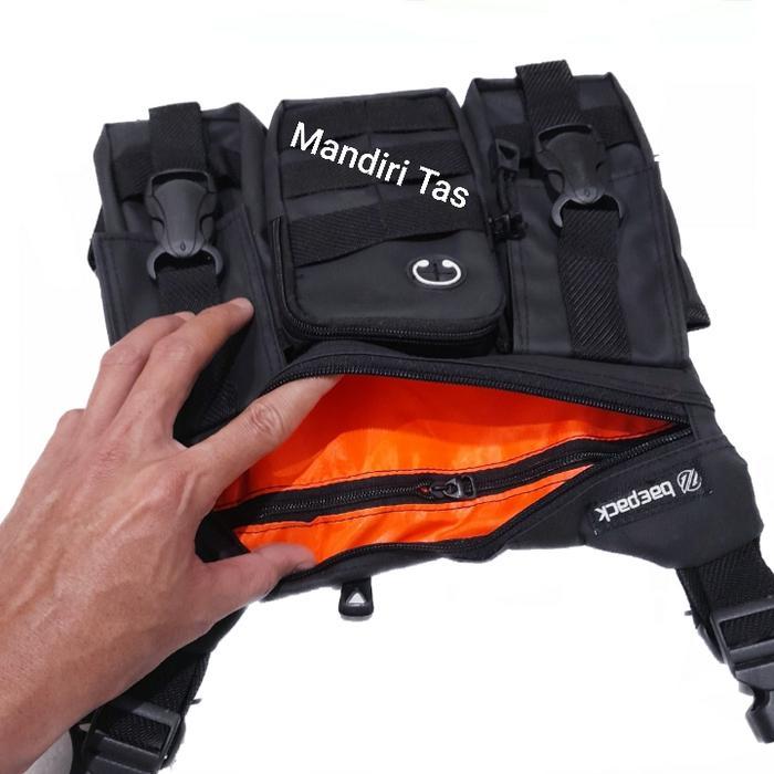 tas dada pria wateroof Chest bag tas selempang dada tas rompi dada