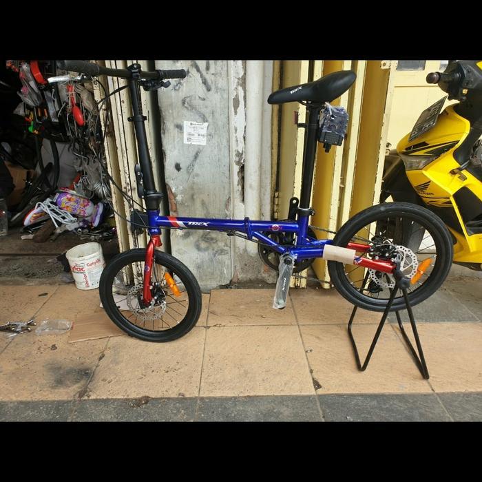 sepeda lipat trex leon chromoly 16 + plus not troy fnhon gust murah