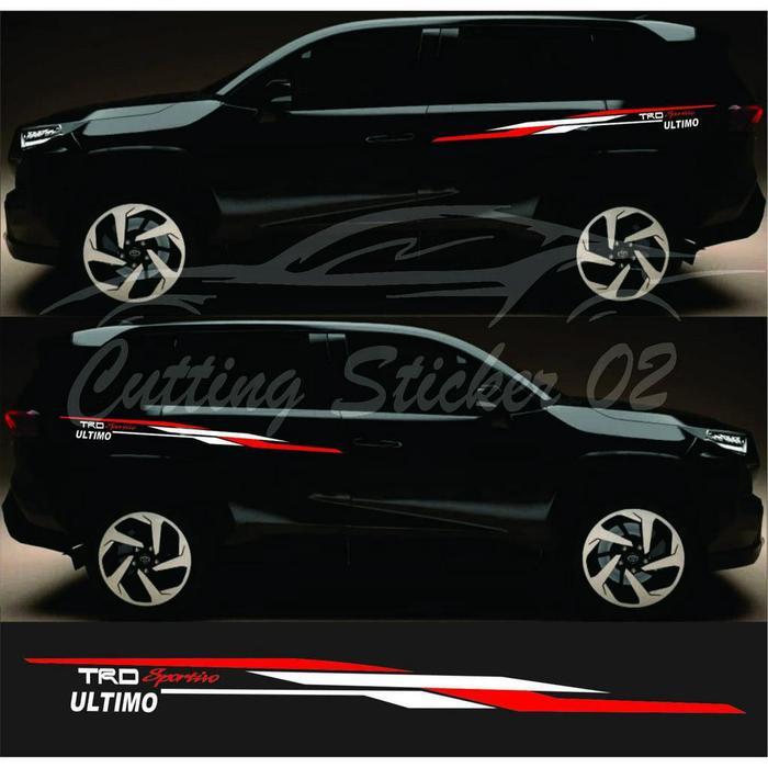 READY sticker mobil toyota rush trd sportivo stiker mobil toyota rush 2017-2023 Car