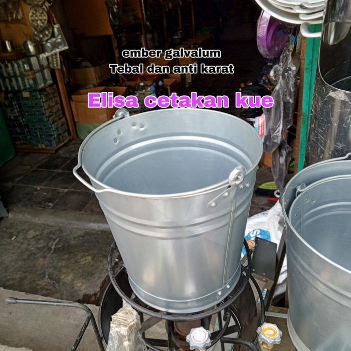 ember galvanis 5 liter / ember kaleng anti karat / pot kaleng tebal (Arini_Shop99)