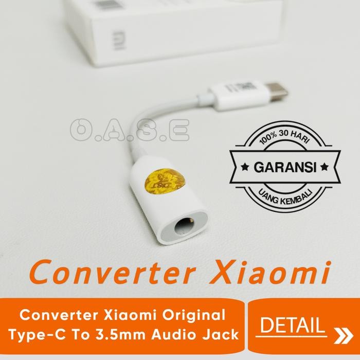 Terlaris Converter Xiaomi Poco X3 GT Type C To 3.5mm Audio Jack SALE