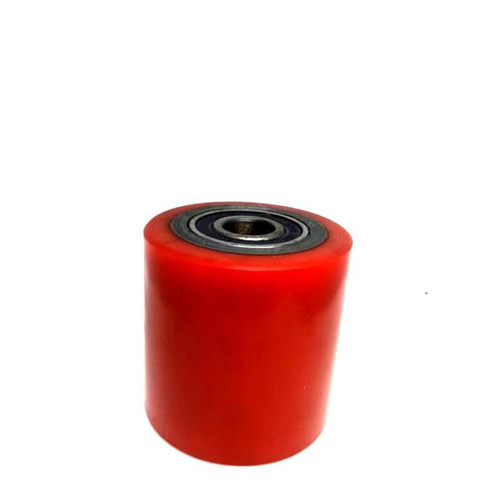 RODA HANDPALLET PU 80 X80 mm/ Roda Handpallet pu merah 80x80