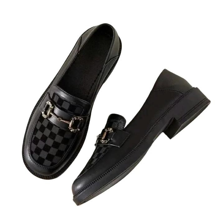 Sepatu Docmart Wanita Fashion Korean Style Import Quality 09 FlatShoes Kulit Oxford Ootd Wanita