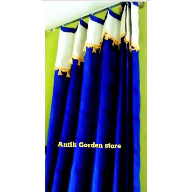 ASLI gorden hordeng plisket poni READY STOCK