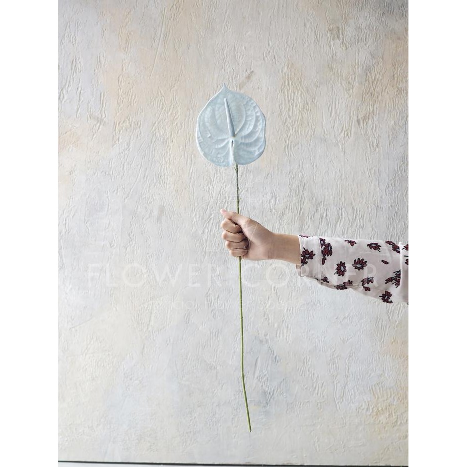 Bunga Artificial Anthurium Gradasi Ukuran Besar (B23154)