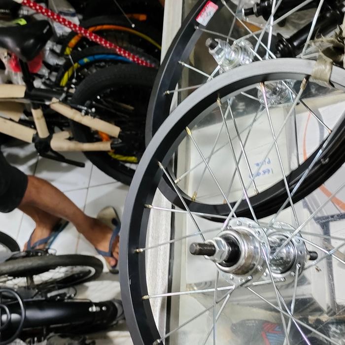 VELG SEPEDA VELG SEPEDA 16 INCHI DEPAN DAN BELAKANG