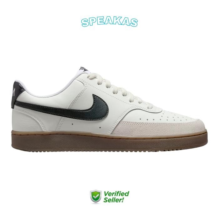 FQ8075-133 Nike Court Vision Low Sail Light Orewood Black Original BNIB