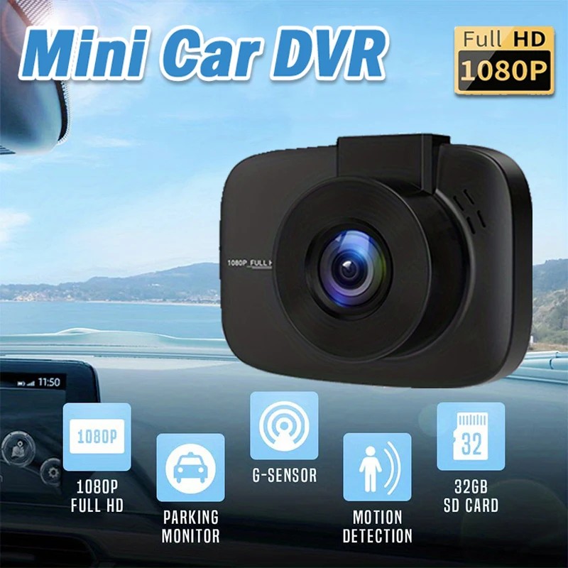 4'' Dash Cam Mini DVR for Car Get Crystal Clear Video Quality with