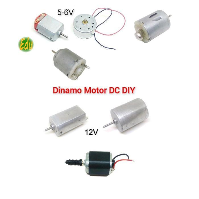 New Dinamo Motor DC Mini DIY Untuk Mainan RC Arduino Kipas Angin Layang Pompa Vacuum Bor Mini Drill