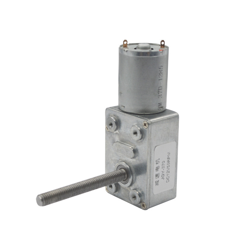 M6*50mm Long Shaft DC 6v 12v 24v Worm Gear Motor Electric Motor