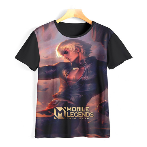 Baju Mobile Legends Hero GUSION Skin K' Printing Premium Baju Anak Dan Dewasa | TeesMart