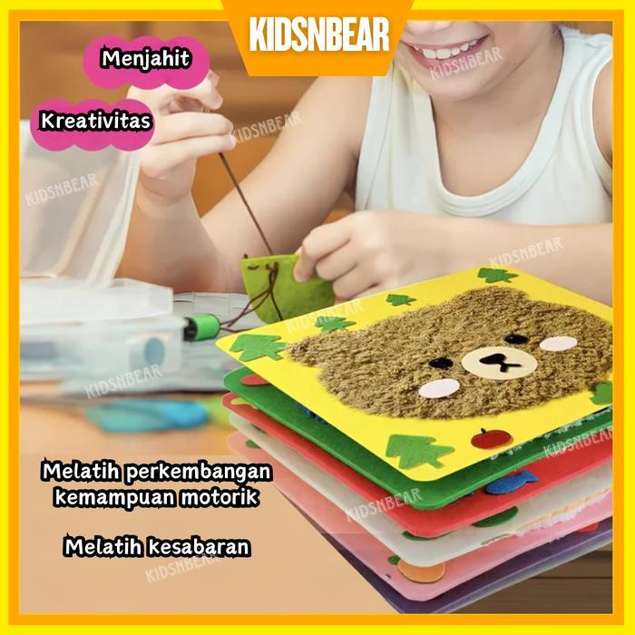 abmg- Crafting Kit - Diy Anak Perempuan - Diy Craft Kit - Diy Merajut Sulam - Kerajinan