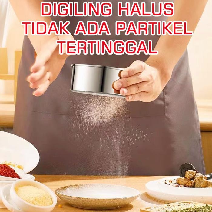 Lahome Penggiling Kopi Bumbu Ramuan Kacang Beras Grinder Baja