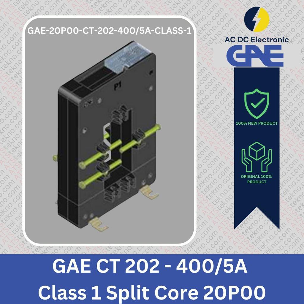GAE CT 202 - 400/5A CLASS 1 SPLIT CORE 20P00