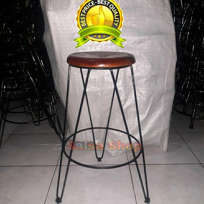 Kursi Besi 60Cm Kursi Bar Kursi Kafe Bakso Kursi Baso Kursi Cafe Murah