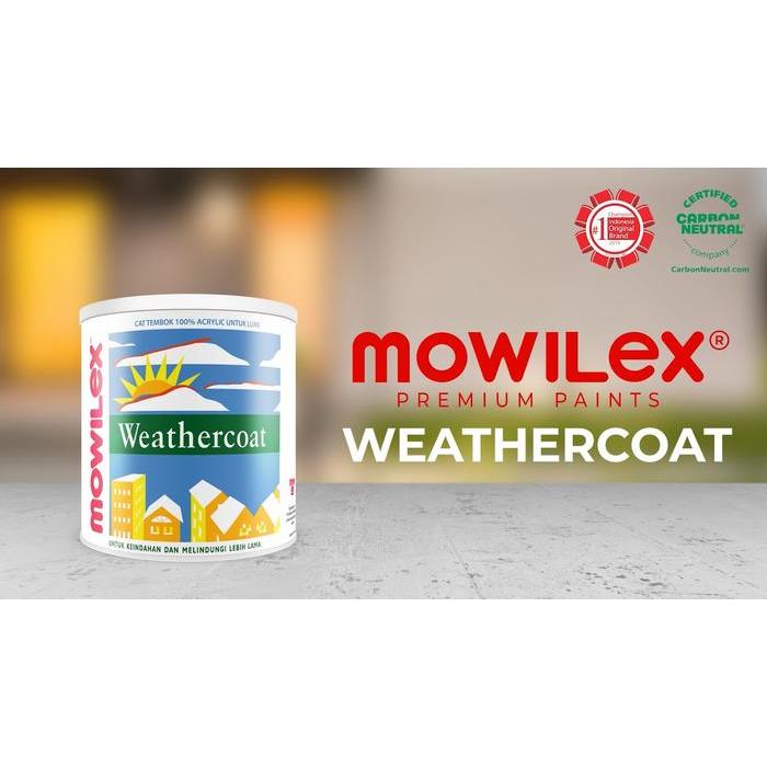 Cat Tembok Mowilex Weathercoat (Cat Exterior)-Ready Semua Warna