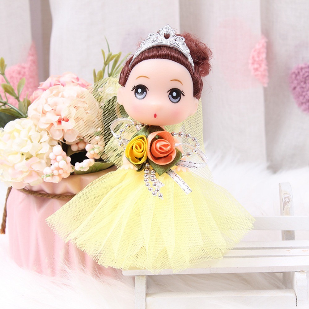 12 Cm Big Eyes Princess BJD Doll Korean Makeup Look Movable 12cm Bjd Doll Sweet Safe Plastic Wedding