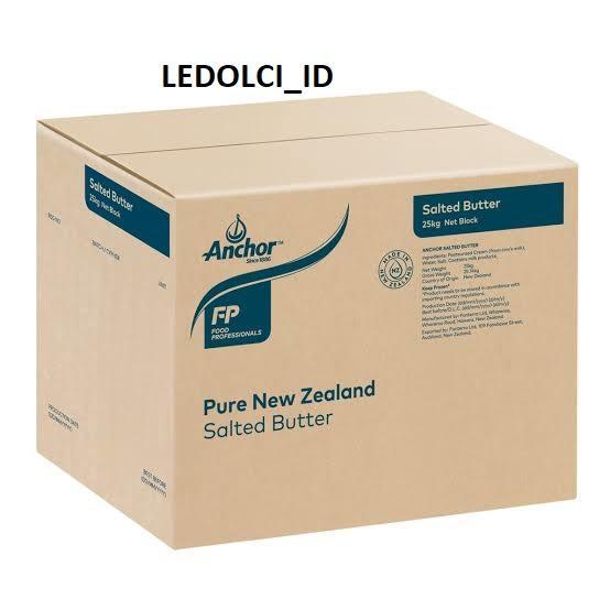 p410- Anchor Salted Butter Mentega Asin Repack 1 Kg